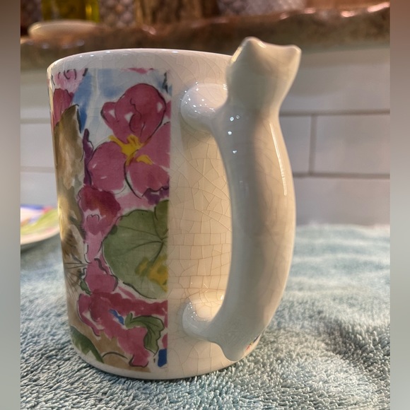 Cat Plate and Coffee Mug Zrike Minou-ettes by Pradalie Fine Porcelain - Picture 4 of 10